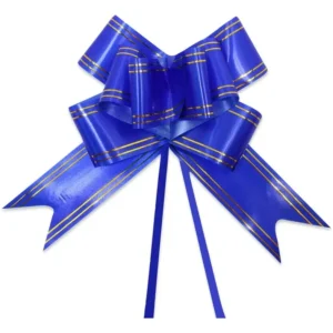 Laço fácil com fio azul tamanho 50x76cm